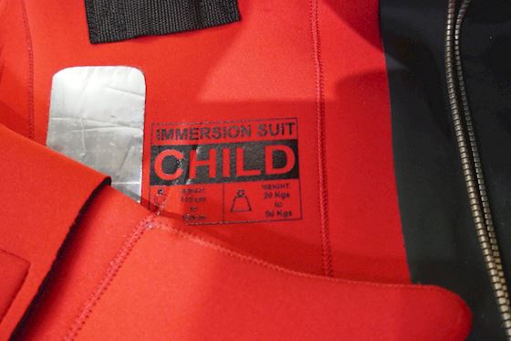 Crewsaver Immersion Suit Child #5