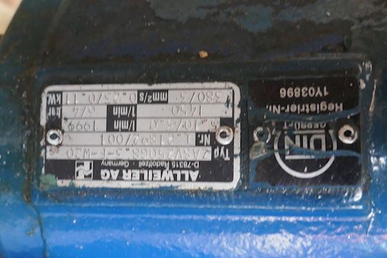 Allweiler AG Triple Screw Pumps ZASV250G8.3-F-W20 #6