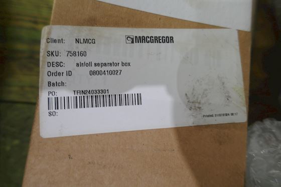 MacGregor 530008 White Air/Oil Separator Box #4