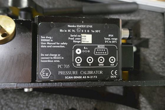 SCAN SENSE Tryk kalibrering PC 705 #5