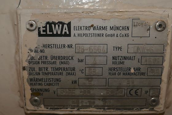 Elwa DKW-6 Electric Water Heating System #7