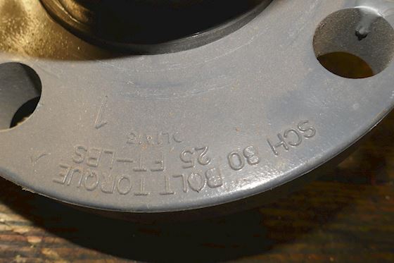 Asahi /America One T Pieces with Valve 02J00031F and Flanges 2'' #5