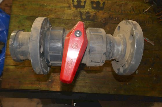 Asahi /America One T Pieces with Valve 02J00031F and Flanges 2'' #2