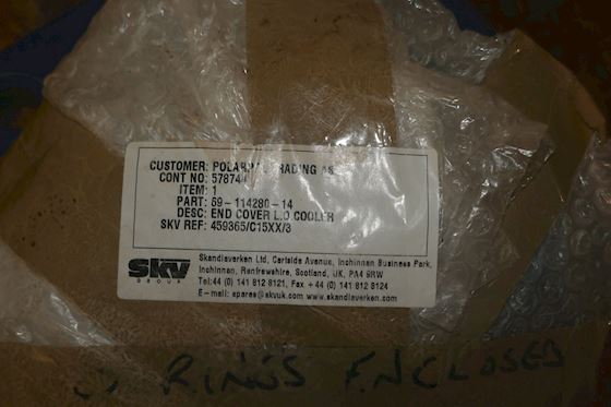 SKV Group End Cover Lub.Oil Pipe Cooler 69-114280-14 #4