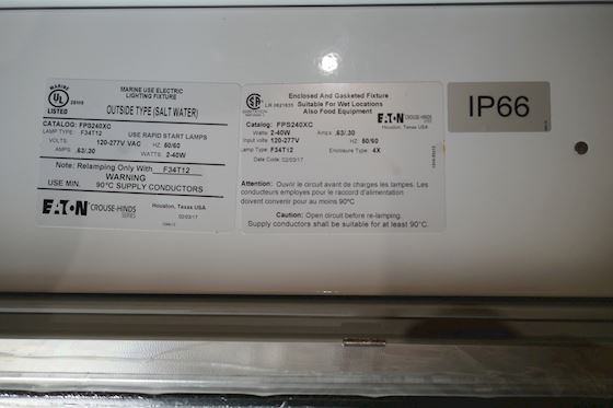 Eaton Fluorescent Lihting Fixture FPS240XC #5