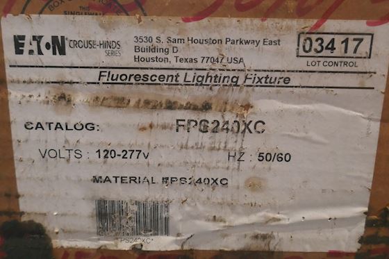 Eaton Fluorescent Lihting Fixture FPS240XC #6