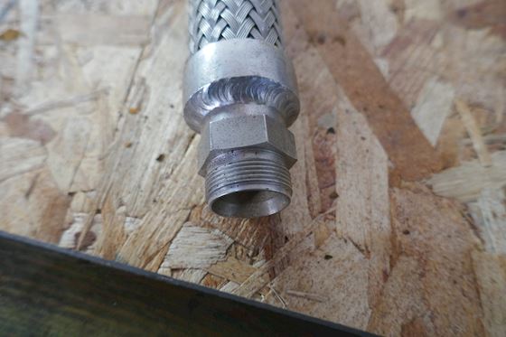 Swagelok Stainless Steel Braided Hose 1 '' #2