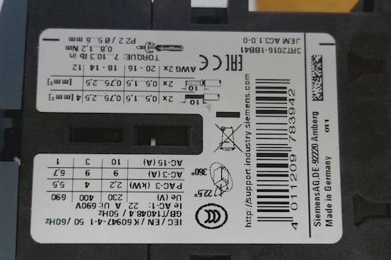 Siemens Sirius 3RT2016-1BB41 #5