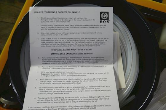 Caterpillar Oil sample Kit #6