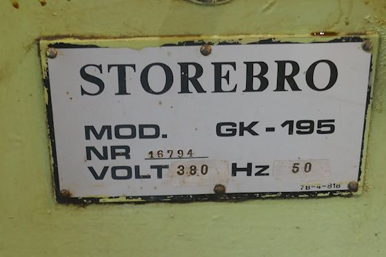 Storebro Lathe Machine GK-195 #5