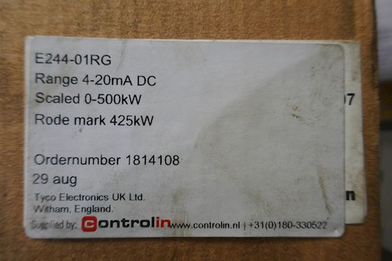 Tyco KW Display in Electrical Panel E244-01RG #5