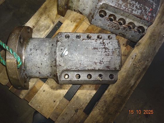 Split Clamp on Propeller Shaft Coupling Flange #1