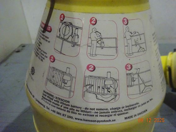 Manoverboard light & smoke Mk IV #4