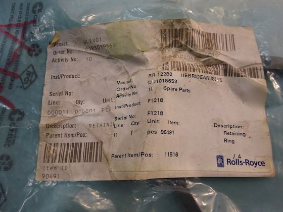 Bergen Ulstein Rolls Royce Spare parts mix #2