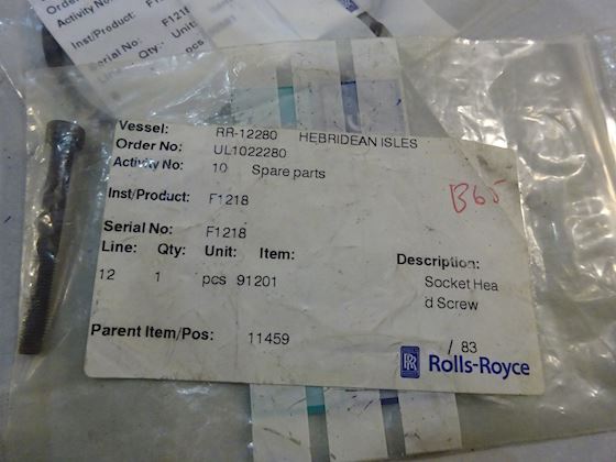 Bergen Ulstein Rolls Royce Spare parts mix #6