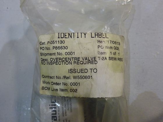 Sun hydraulik Pilot ratio, semi-restrictive counterbalance valve #6