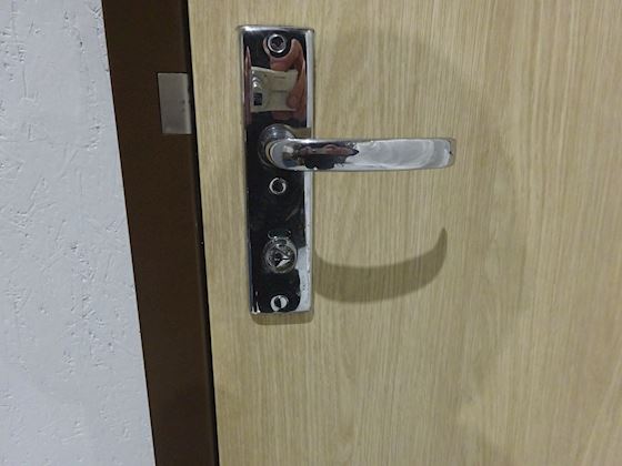 Famos Cabin toilet door w. Ventilation #3