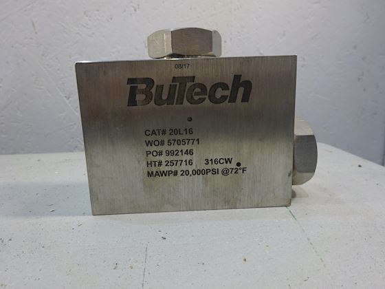 Butech high pressure 1" Elbow Fitting Right #1