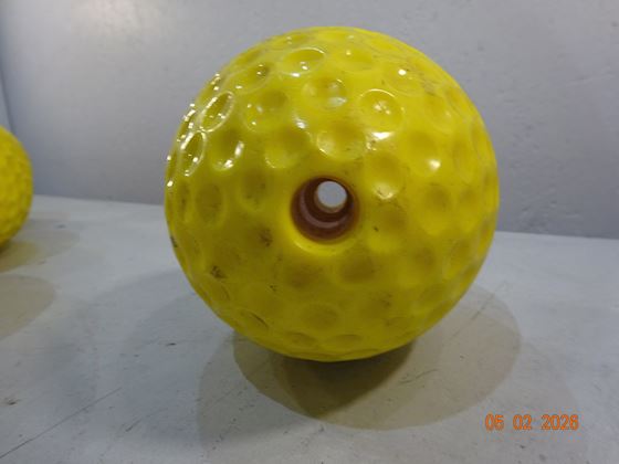 SE-130/8A Yellow OVAL Hydrodynamisk Plastic Rope Float #3