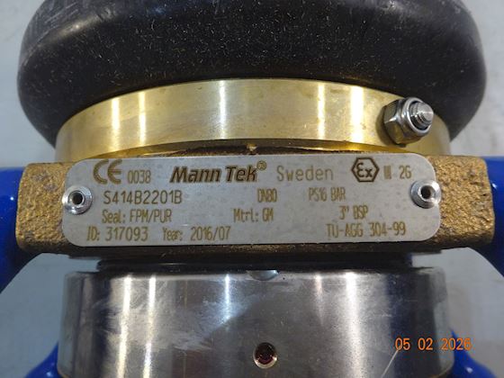 Mann Tec 3" BSP Hose - 3" FPM/PUR Seal connection #4