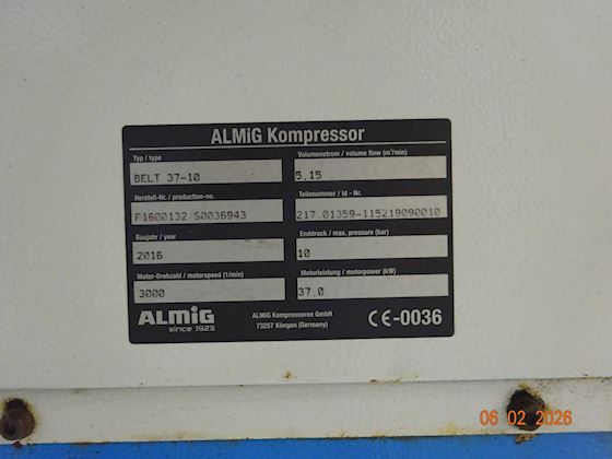 ALMiG Kompressor BELT 37-10 #5