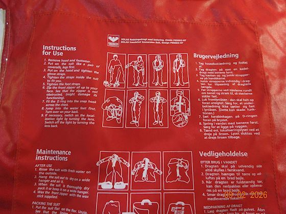 Viking Solas Insulated Immersion Suit PS5002-87 #5