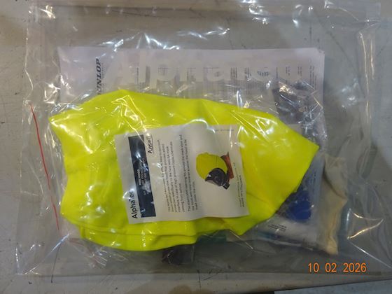 Chemical Protective Suit with Mask in Cabinet #4