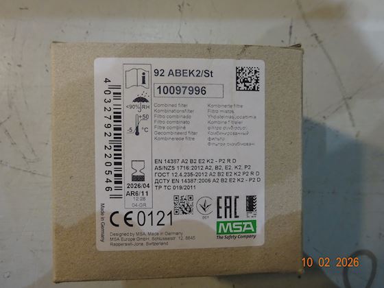 Chemical Protective Suit with Mask in Cabinet #6