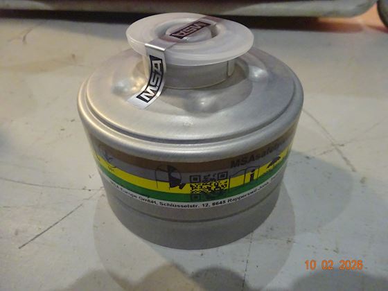 Chemical Protective Suit with Mask in Cabinet #7