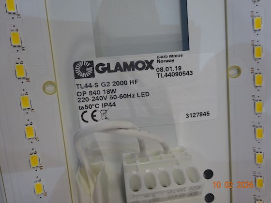 Glamox TL44-S G2 2000HF LED Light/Emergency Light #5