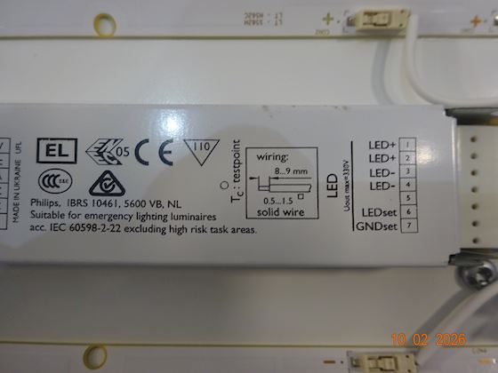 Glamox TL44-S G2 2000HF LED Light/Emergency Light #7