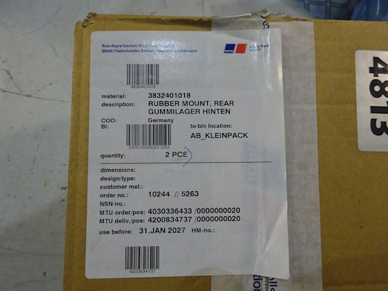 MTU Rubber Mount Rear #9