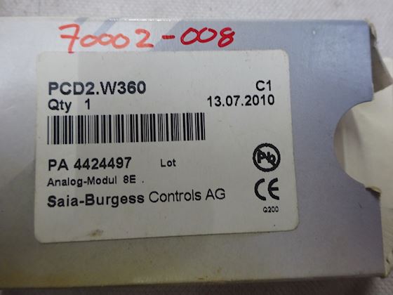 Saia Burgess PCD2.W360 Analog Modul 8E #2