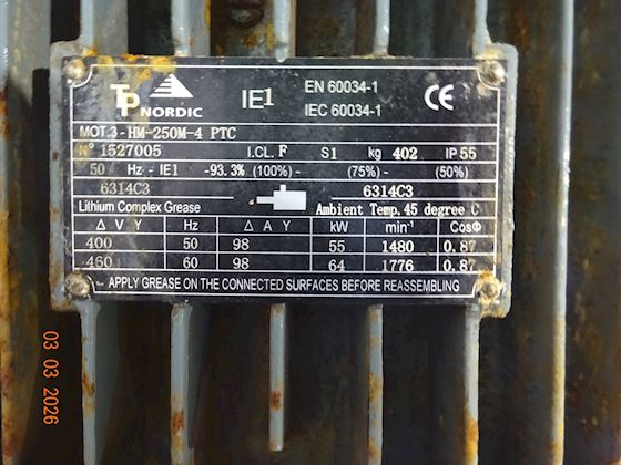 Parker Hydraulisk Aksialstempelpumpe til Thruster m. EL motor #4