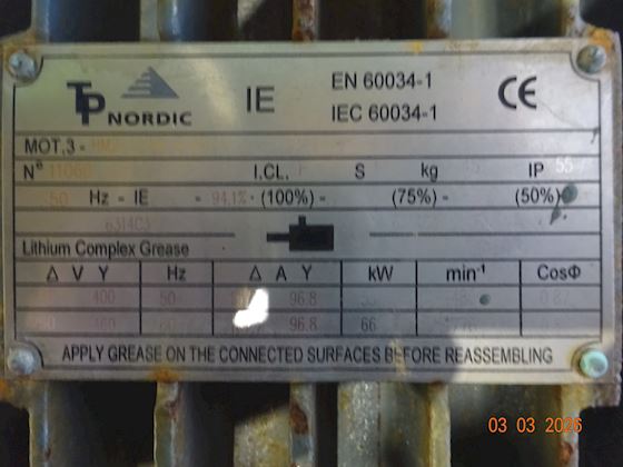 Parker Hydraulisk Aksialstempelpumpe til Thruster m. EL motor #5