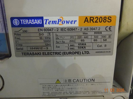 Terasaki AR208S-3p Breaker #2