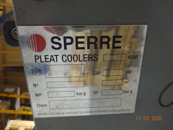 Sperre Pleat Coolers DN100-2 #3