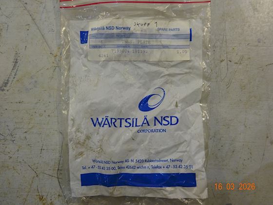 Wärtsilä- Wartsila Tens. Plate #5