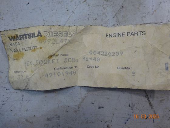 Wärtsilä- Wartsila Hex. Socket Screw #3