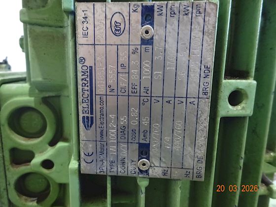 Wärtsilä- Wartsila Propulsion CT125-090SG016-18-100B Pump Station #3