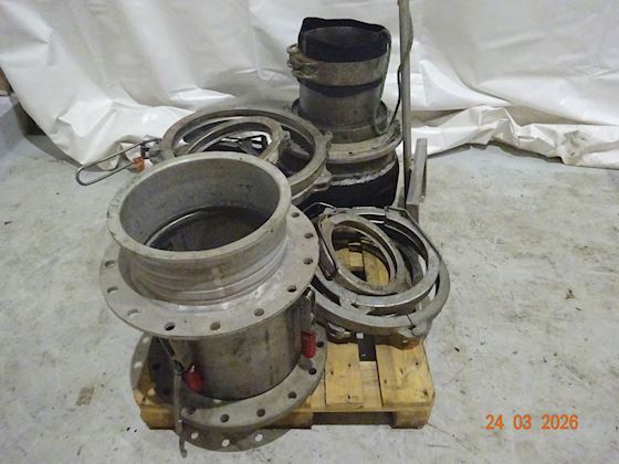 Various Alu Connections and clamps from 10-16" #1