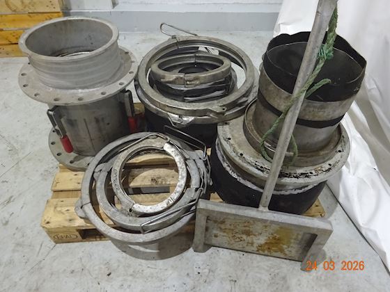 Various Alu Connections and clamps from 10-16" #2