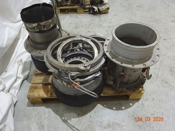 Various Alu Connections and clamps from 10-16" #3