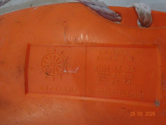 Perry Buoy LifeBuoy Solas 74 #4
