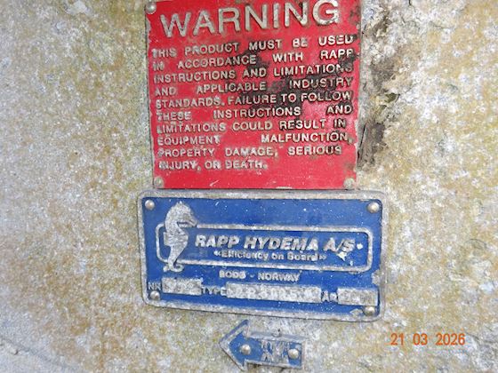 Rapp Hydema CR3005 Fish Pump 17" #5