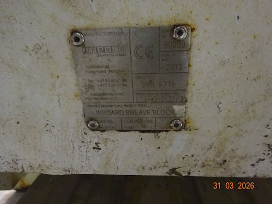 Imenco Inboard Sheave Block (1100 mm) #6