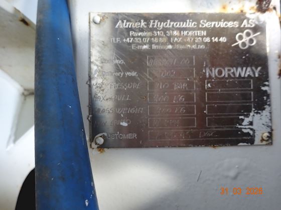 Almek Hydraulic Winch #4