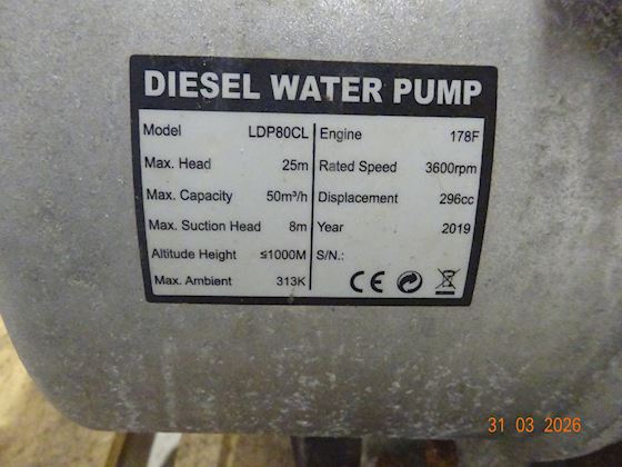 Launtop LDP80CL Diesel Water Pump #4