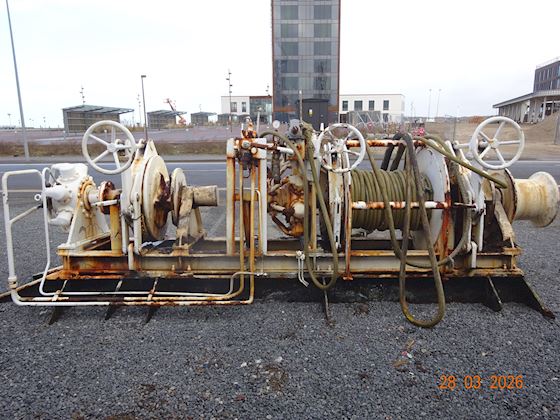 Hydranor Anchor + Rope Winch with Capstan on Frame #3