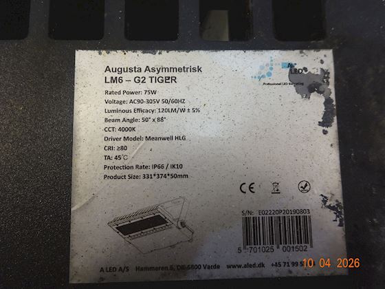 A LED Augusta Asymmetrisk LM6-G2 TIGER #4